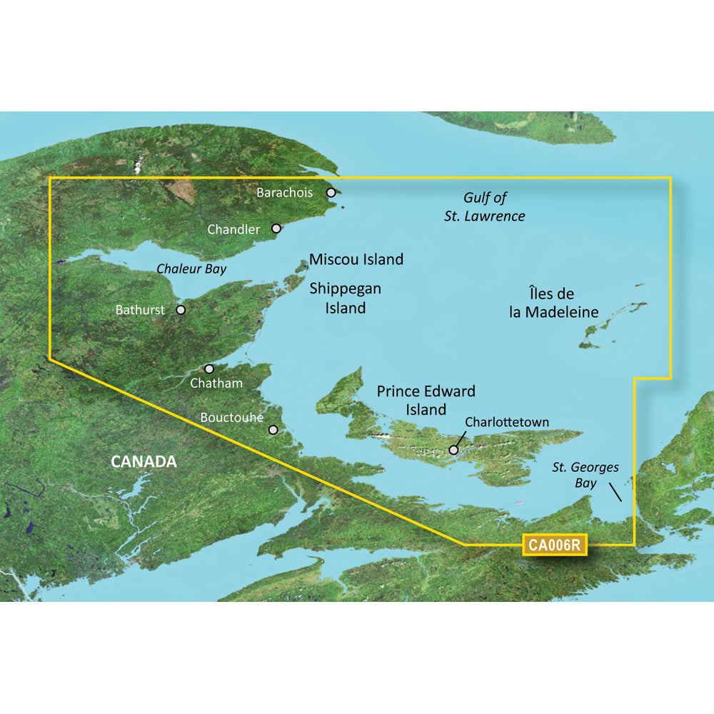 Garmin BlueChart g3 Vision HD - VCA006R - P.E.I. to Chaleur Bay - SD Card [010-C0692-00]