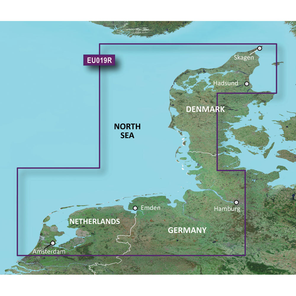 Garmin BlueChart g3 Vision HD - VEU019R - Alborg to Amsterdam - microSD/SD [010-C0776-00]