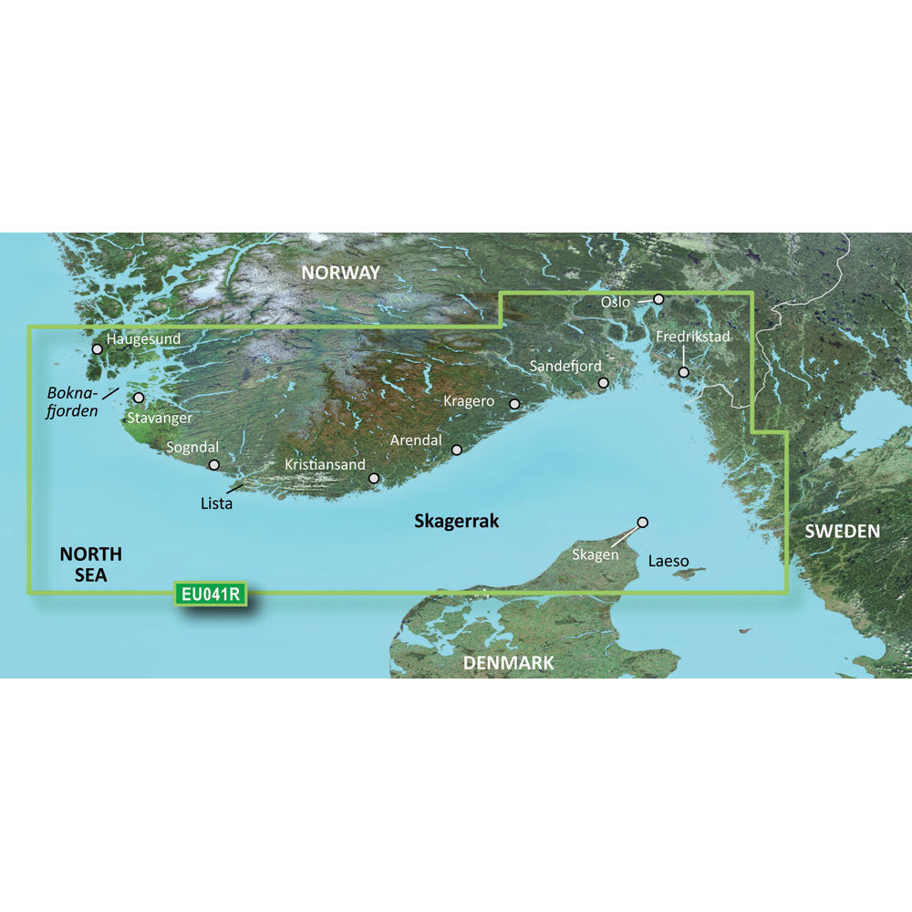 Garmin BlueChart g3 Vision HD - VEU041R - Oslo-Skagerak-Haugesund - microSD/SD [010-C0778-00]