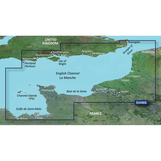 Garmin BlueChart g3 Vision HD - VEU465S - The Solent  Channel Islands - microSD/SD [010-C0800-00]