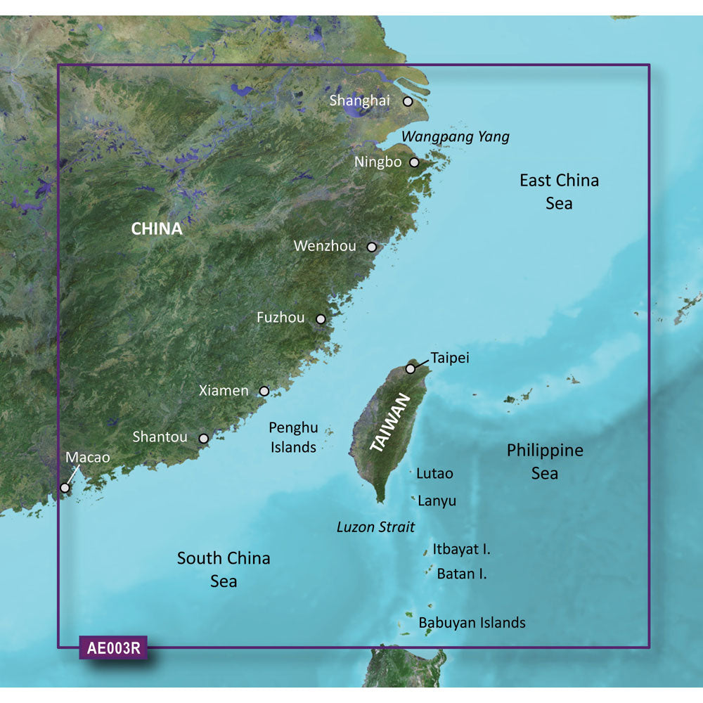 Garmin BlueChart g3 Vision HD - VAE003R - Taiwan - microSD/SD [010-C0878-00]