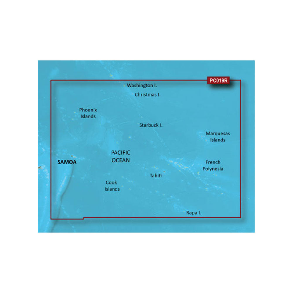 Garmin BlueChart g3 Vision HD - VPC019R - Polynesia - microSD/SD [010-C0866-00]