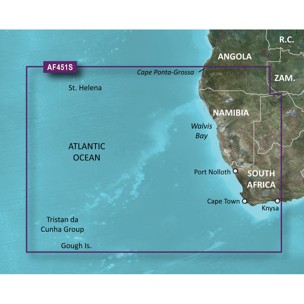 Garmin BlueChart g3 Vision HD - VAF451S - Namibia - Knysna, SA - microSD/SD [010-C0751-00]