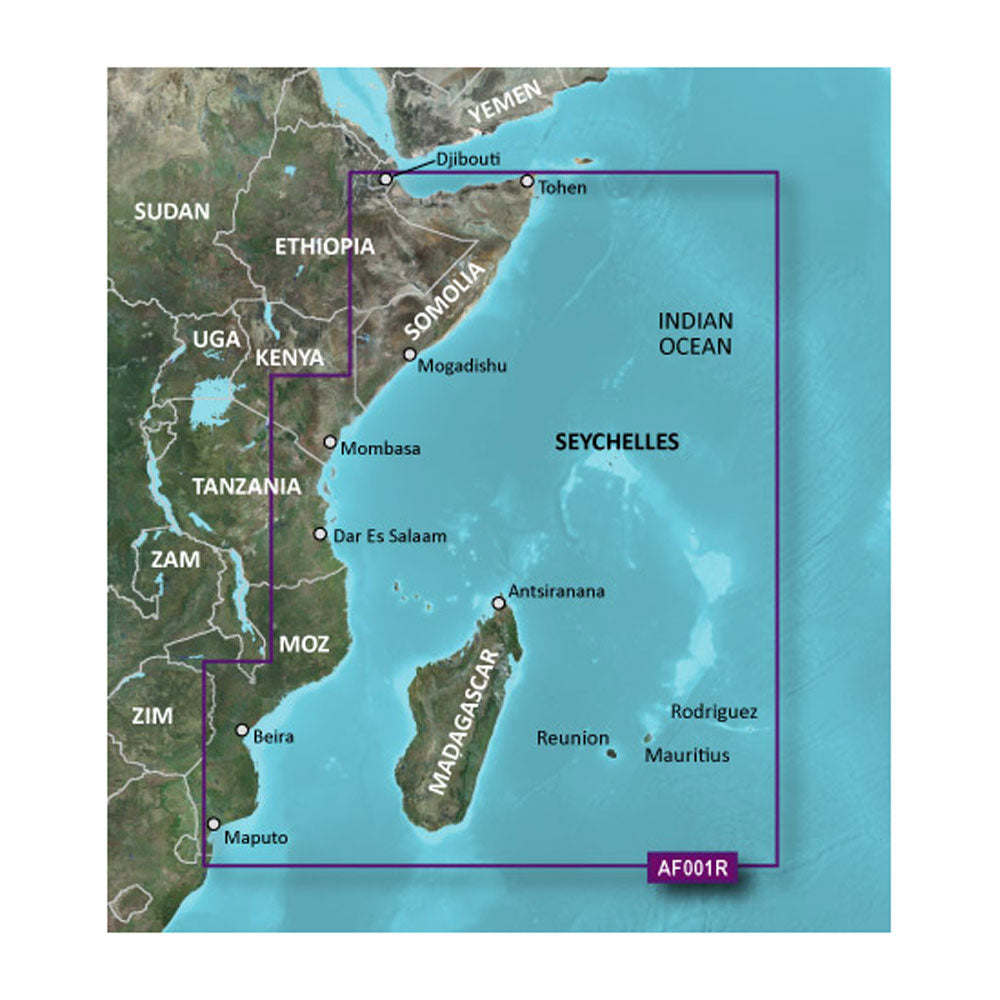 Garmin BlueChart g3 Vision HD - VAF001R - Eastern Africa - microSD/SD [010-C0747-00]