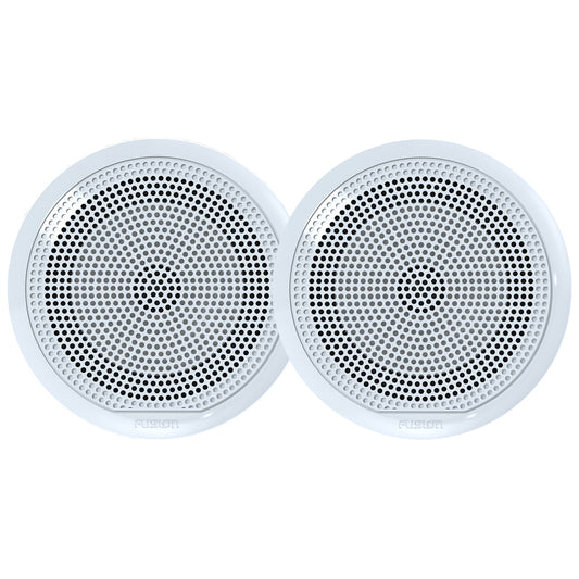 Fusion EL-F651W EL Series Full Range Shallow Mount Marine White Speakers - 6.5" w/ LED Lights [010-02080-00]