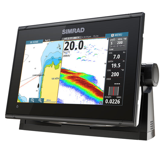 Simrad GO9 XSE Chartplotter/Fishfinder w/C-MA{ Discover Chart - No Transducer [000-13210-002]