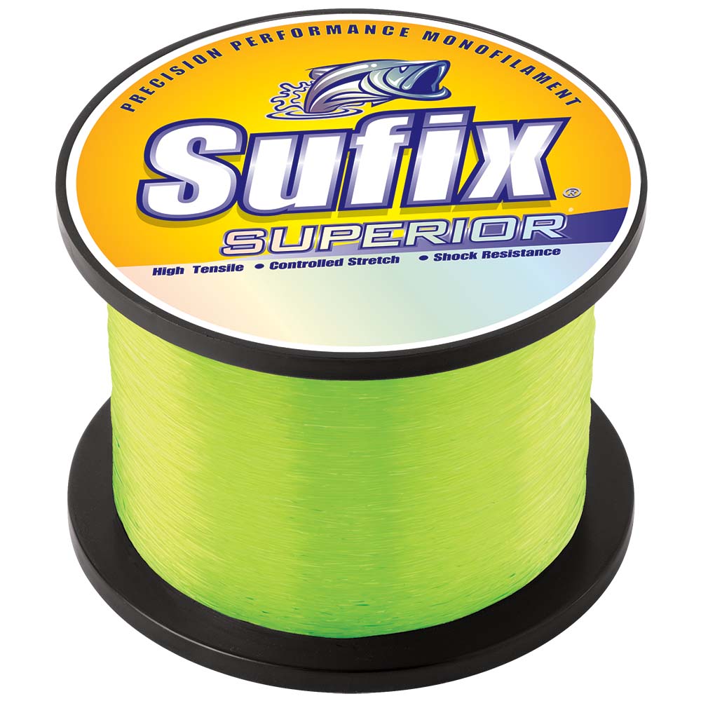 Sufix Superior Hi-Vis Yellow Monofilament - 130lb - 820 yds [647-700]