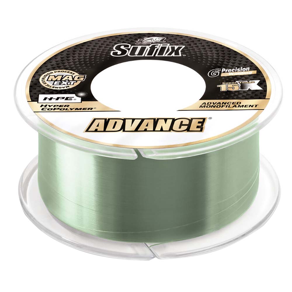 Sufix Advance Monofilament - 12lb - Low-Vis Green - 330 yds [604-112G]