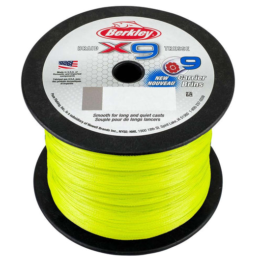 Berkley Jordan Lee x9 Flame Green Braid - 6lb - 2188 yds - X9BBK6-GG [1486870]