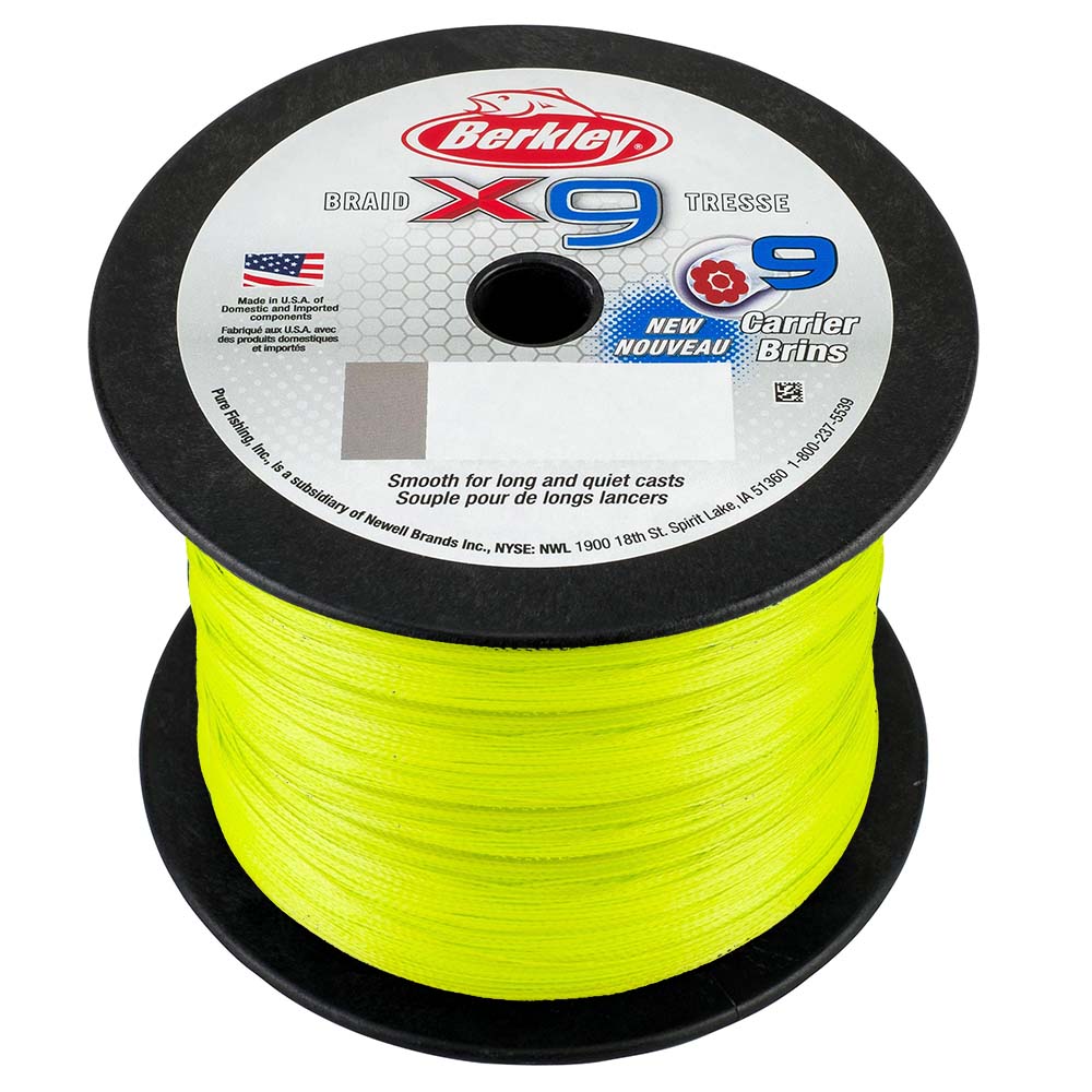 Berkley Jordan Lee x9 Flame Green Braid - 8lb - 2188 yds - X9BBK8-GG [1486871]