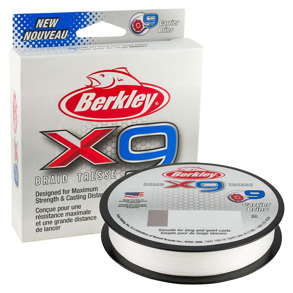 Berkley x9 Braid Crystal - 15lb - 164 yds - X9BFS15-CY [1486885]