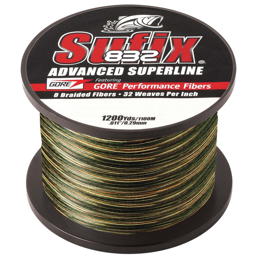 Sufix 832 Advanced Superline Braid - 6lb - Camo - 1200 yds [660-306CA]