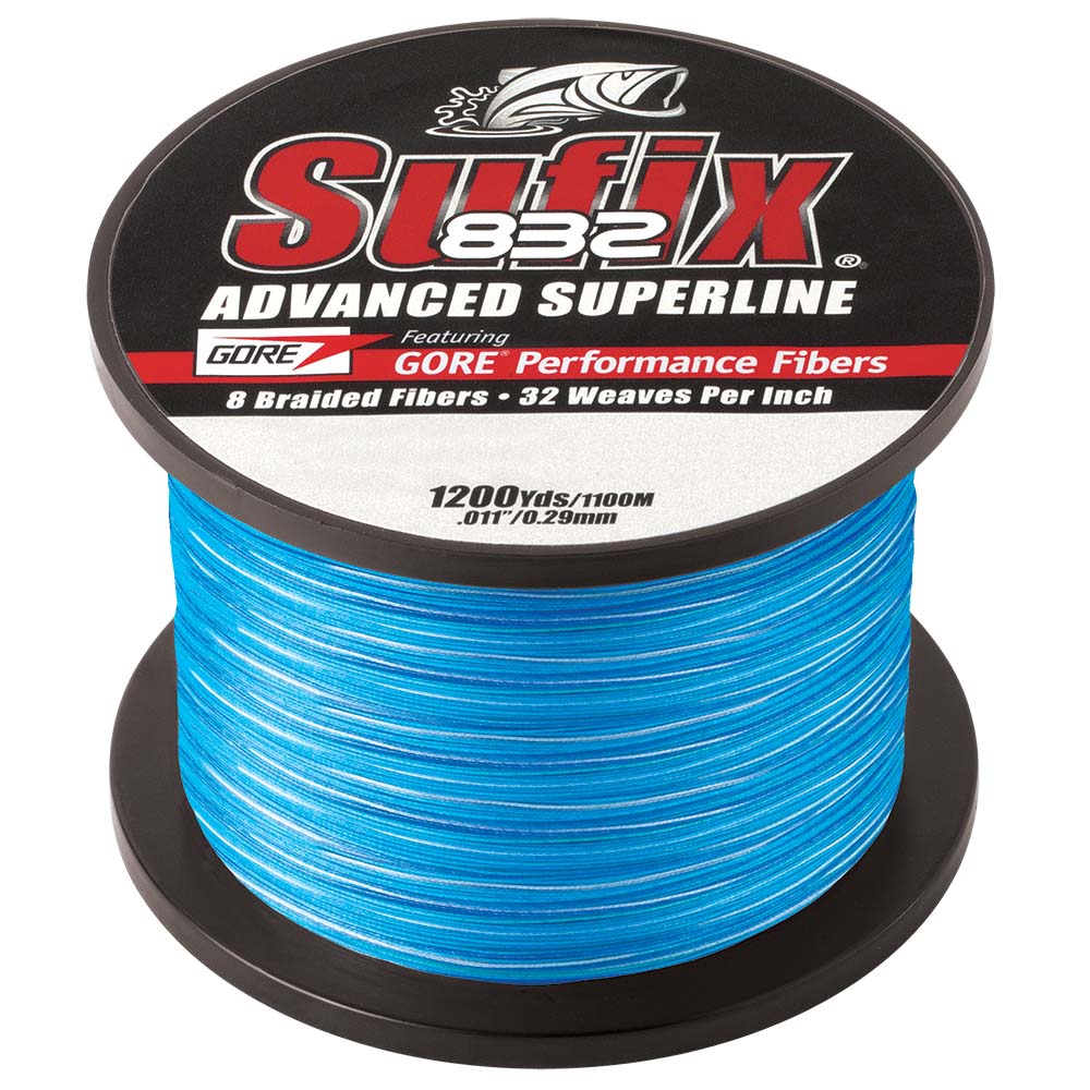 Sufix 832 Advanced Superline Braid - 10lb - Coastal Camo - 1200 yds [660-310CC]