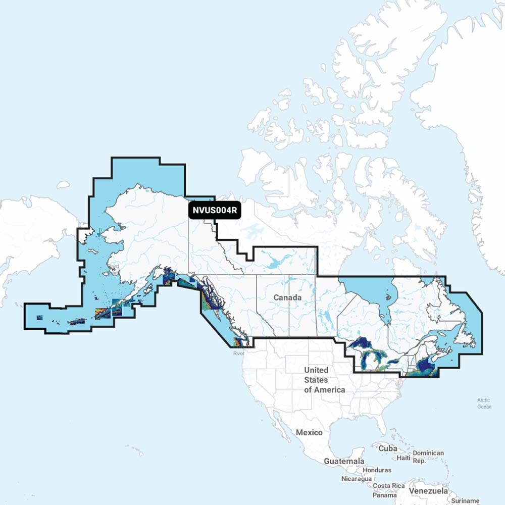 Garmin Navionics Vision+ NVUS004R Canada  Alaska [010-C1288-00]