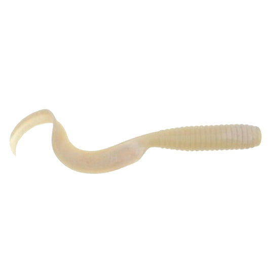 Berkley Gulp! Saltwater Grub - 5" - White Glow [1436829]