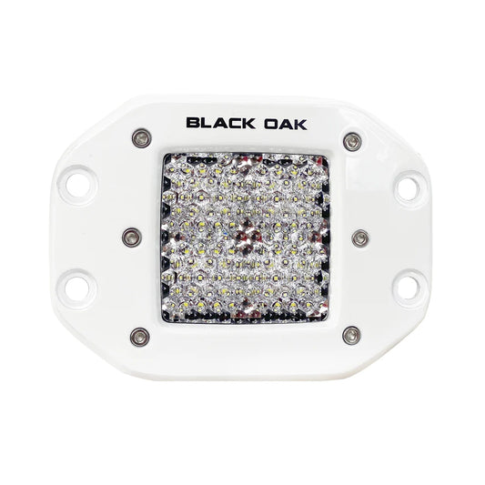 Black Oak Pro Series 2" Flush Mounted Diffused Light - White [2DM-FPOD10CR]