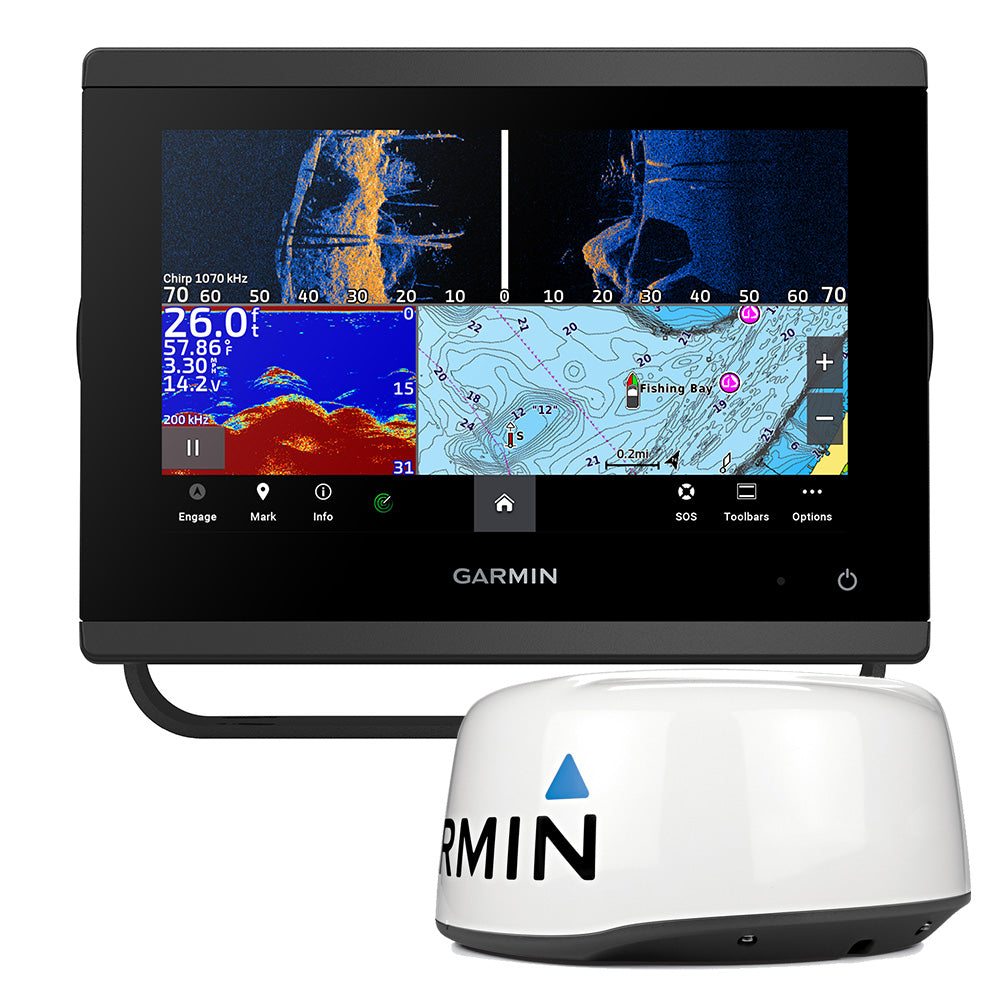 Garmin GPSMAP 743xsv Combo GPS/Fishfinder GN+ w/GMR 18HD+ [010-02365-80]