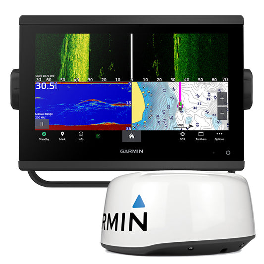 Garmin GPSMAP 943xsv Combo GPS/Fishfinder GN+ w/GMR 18HD+ [010-02366-80]